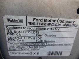 2015 Ford Escape S Silver 2.5L AT 2WD #F24718